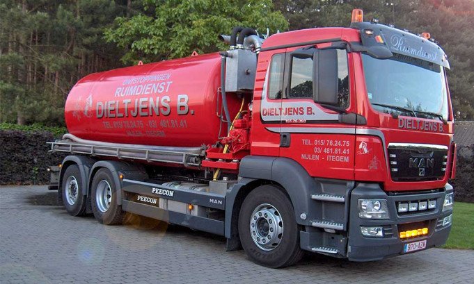 Leegmaken van septische putten - Ruimdienst Dieltjens Bossaerts, Itegem