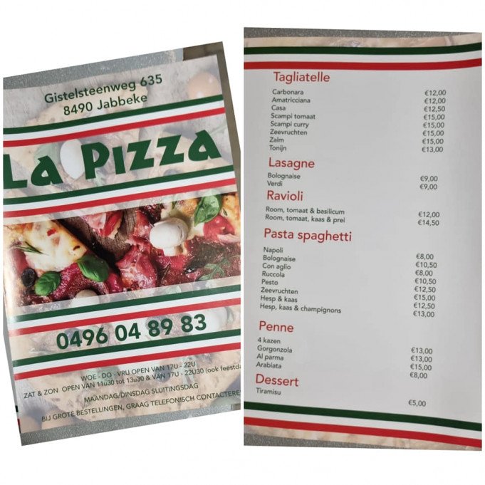 254115719_2100141366804781_1546252426286551862_n.jpg - Pizzeria La Pizza, Jabbeke