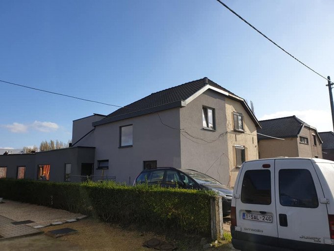 Hellende daken Evergem, Oost-Vlaanderen