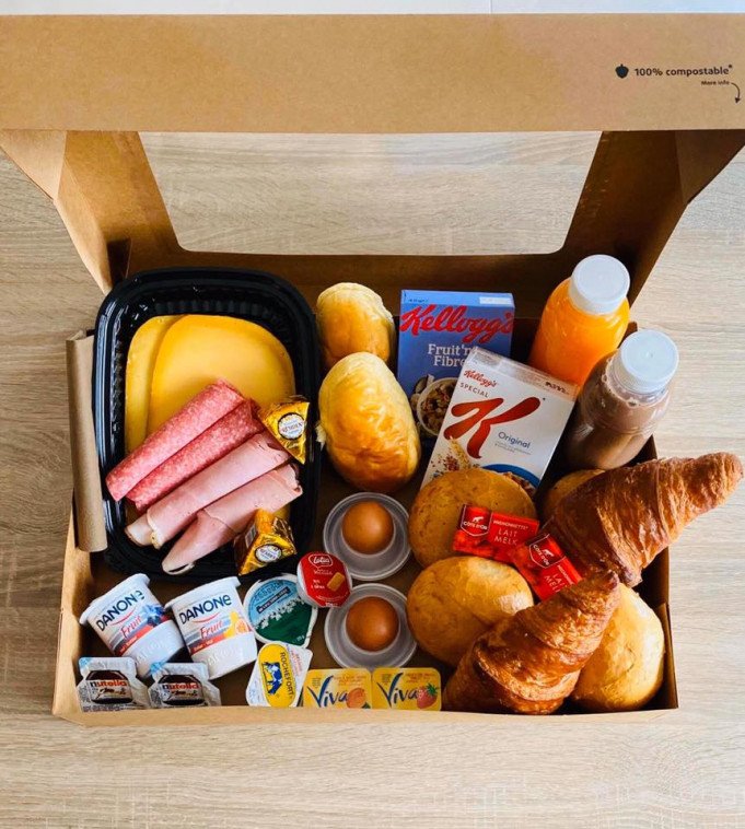 Levering van ontbijt aan huis Bredene, West-Vlaanderen