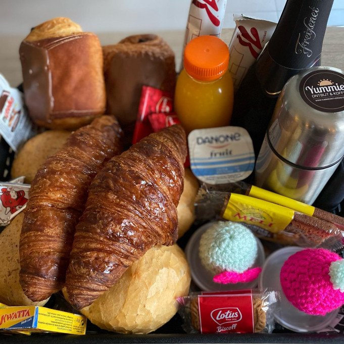 Verkoop van ontbijtmanden Bredene, West-Vlaanderen